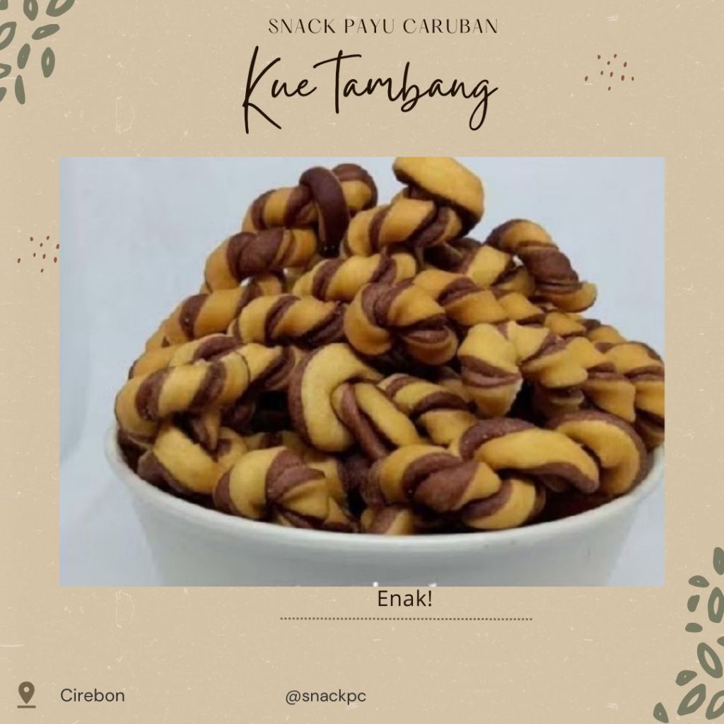 

kue tambang / untir untir manis