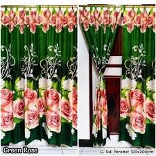 Gorden Pintu Karakter Murah Hordeng Pintu Tali Motif Shaby Gorden Pintu Tali Karakter