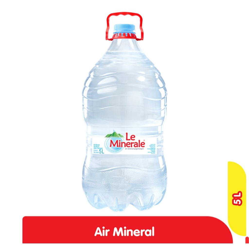 

AIR MINERAL 5LITER LE MINERALE KEMASAN BARU