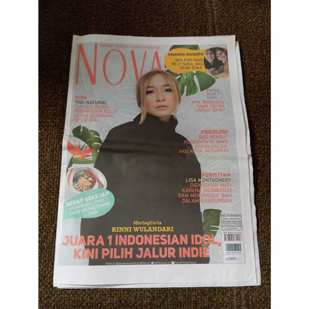 Tabloid Nova Rinni Wulandari Pilih Jalur Indie