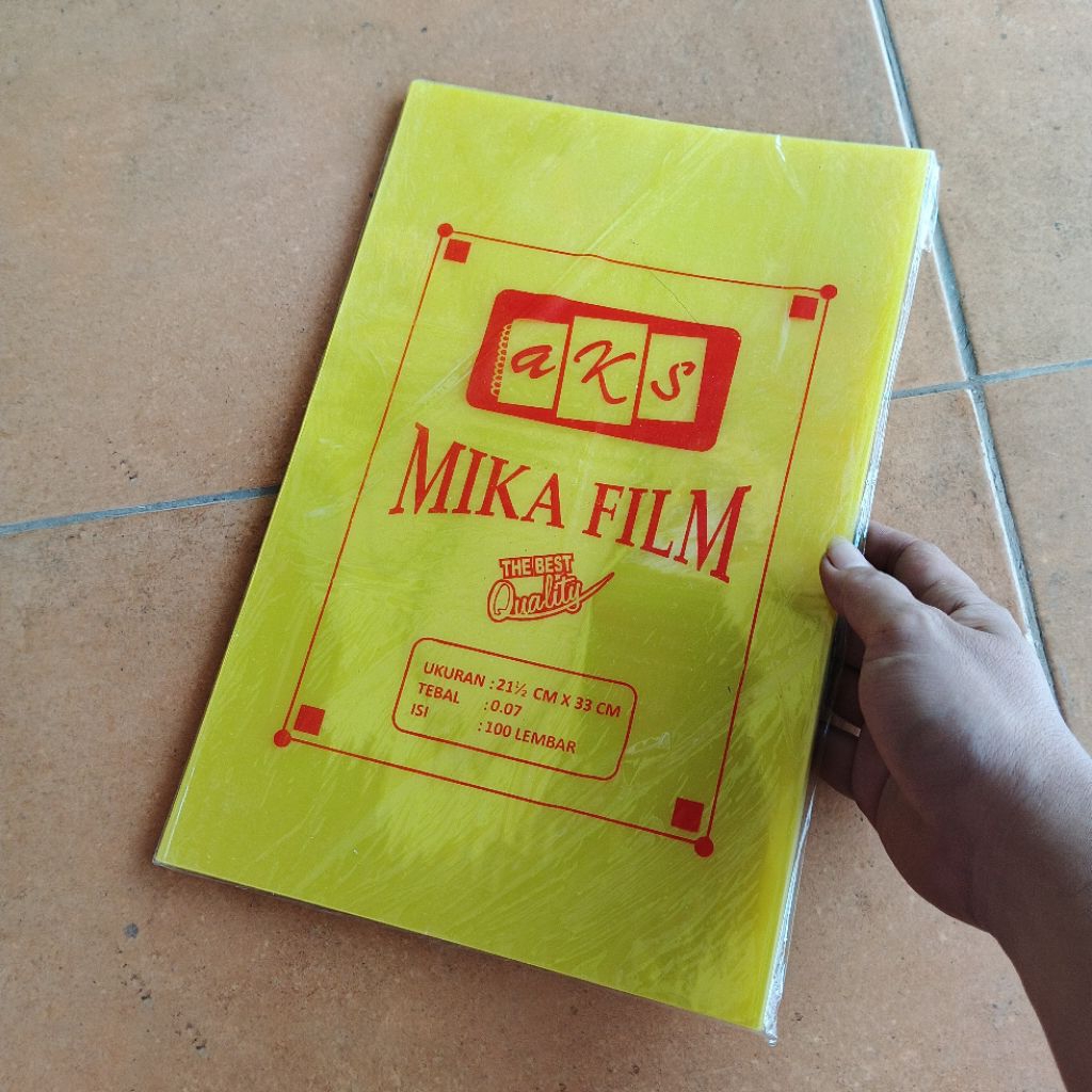

1 Pak Plastik Mika Jilid Kuning Isi 100 Lembar ( 0.7 )