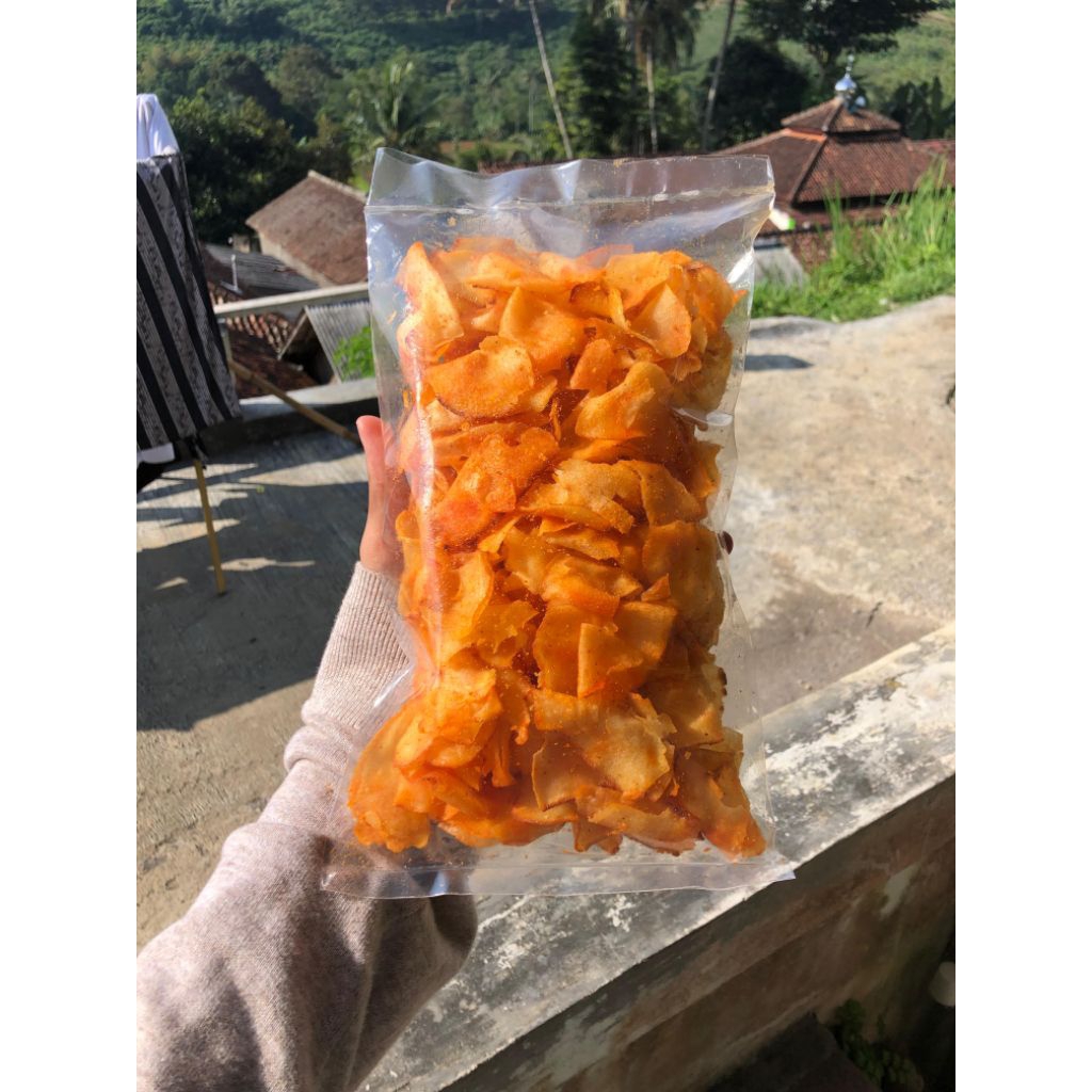 

KERIPIK SINGKONG BALADO || KERIPIK SINGKONG PEDAS 200 GRAM