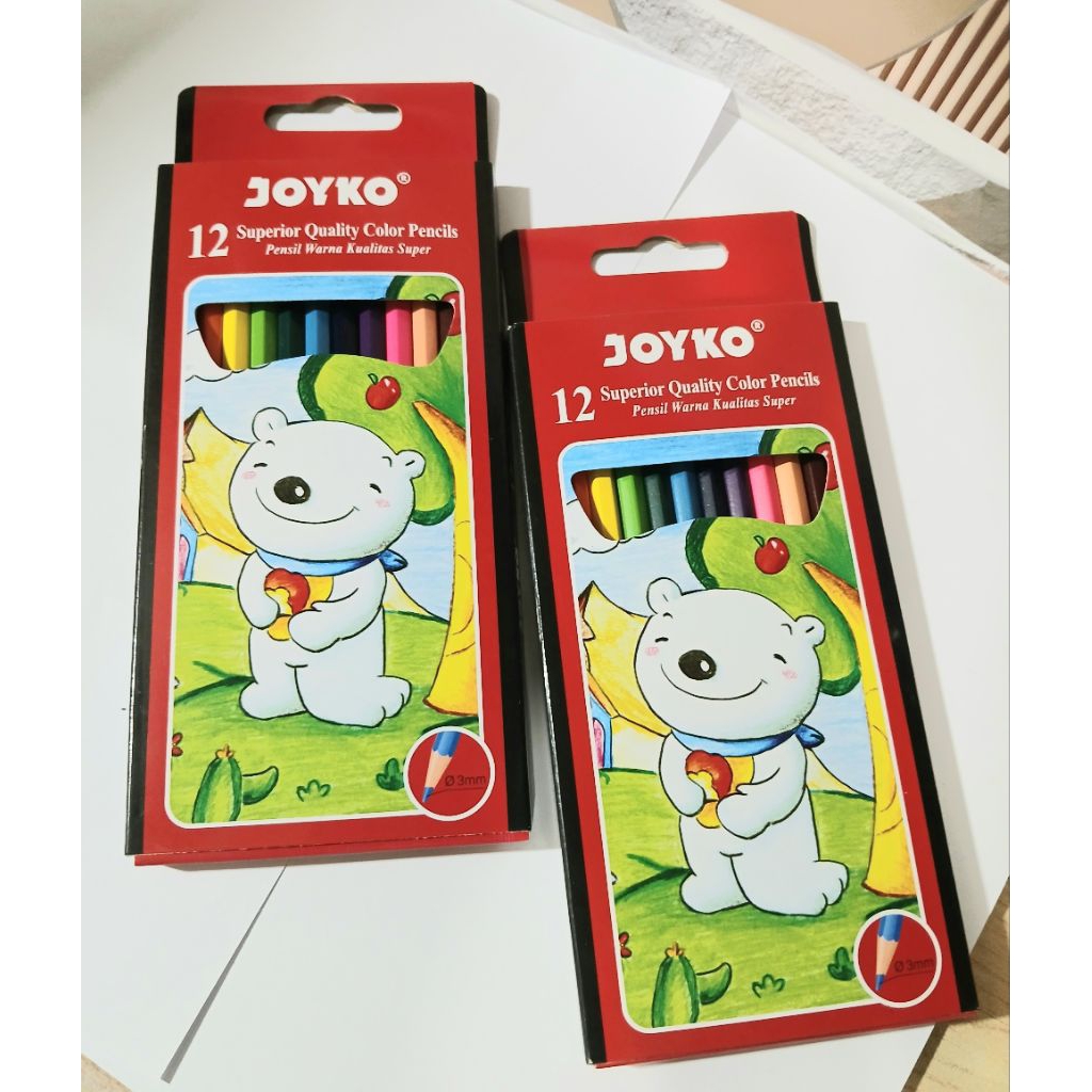 

PESIL WARNA JOYKO 12 WARNA PANJANG ALAT TULIS SEKOLAH
