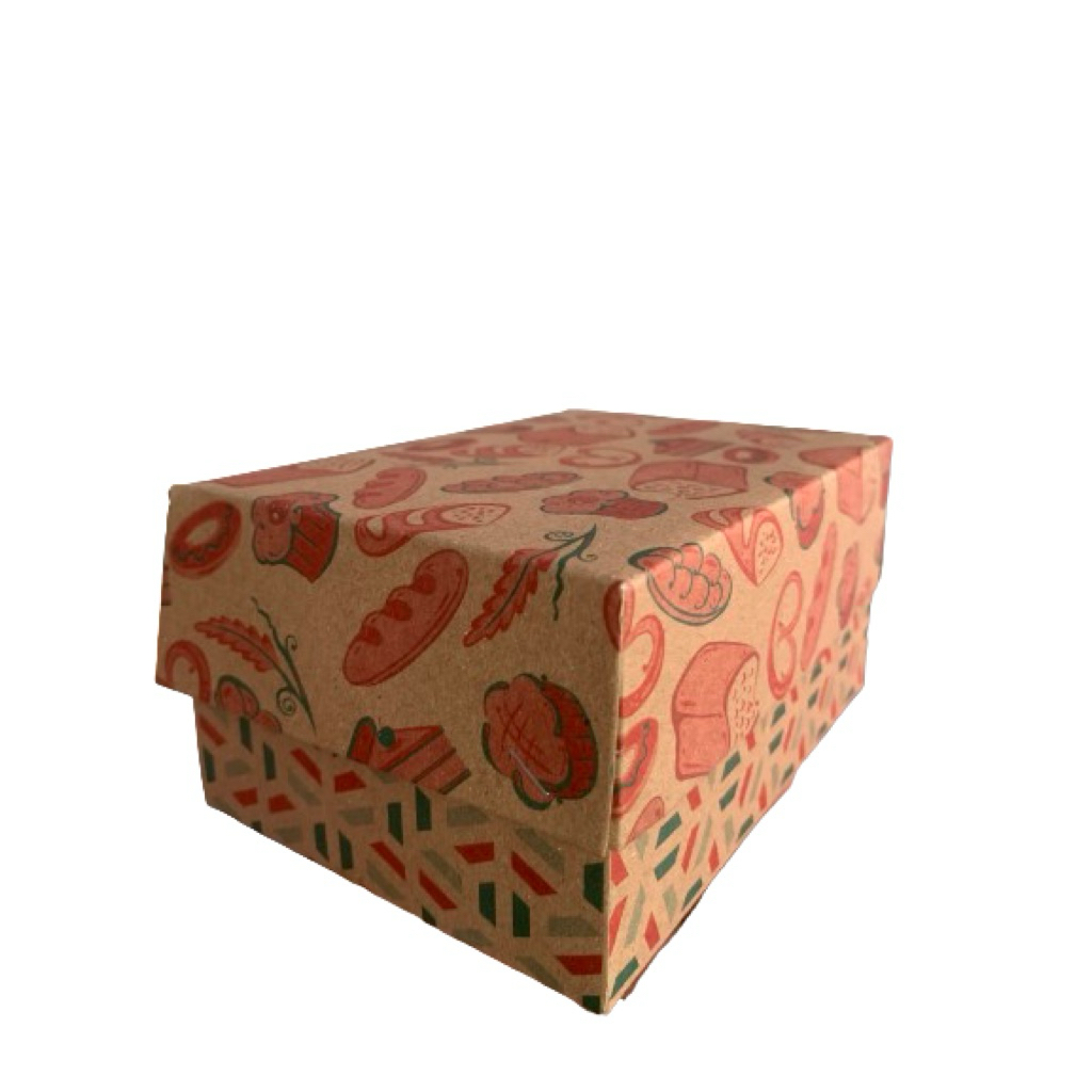 

Dus Snack/Kue||Kardus Motif kue uk. 14x10x7||kardus acara pesta.