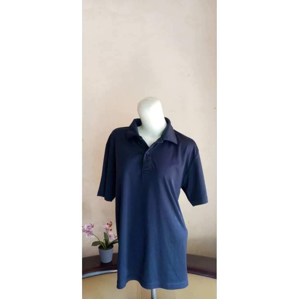 Baju kemeja biru dongker