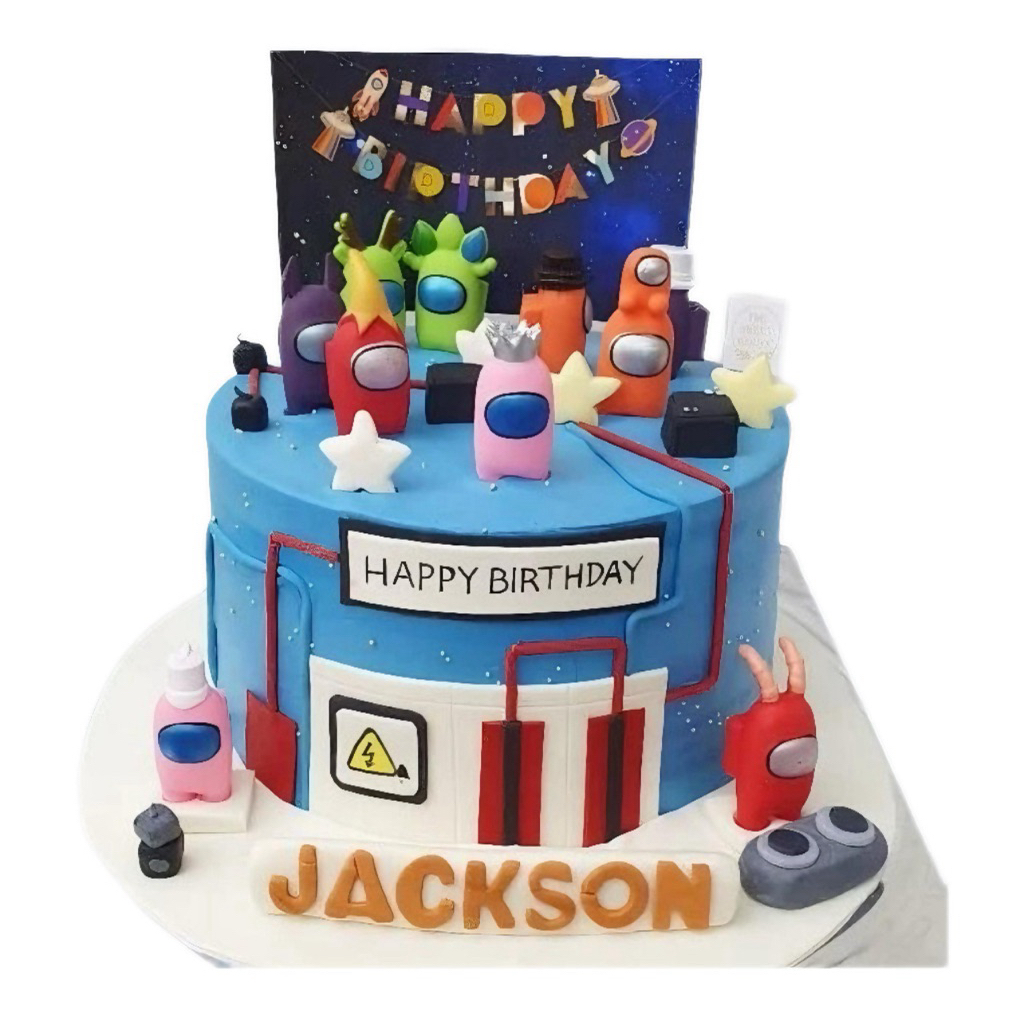 

Among Us Cake