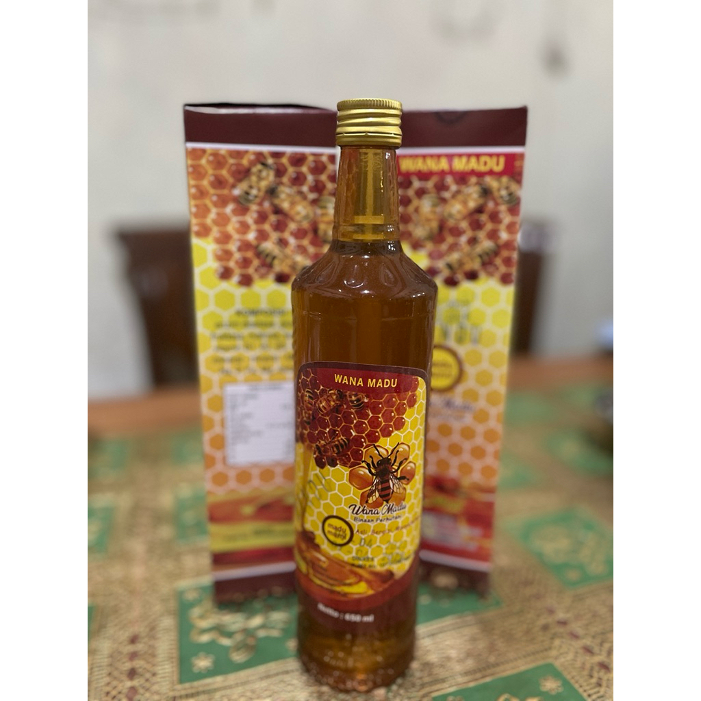 

madu murni 100% asli tanpa campuran 650 ml, madu randu, klengkeng, klanceng dari Tlogowungu Pati