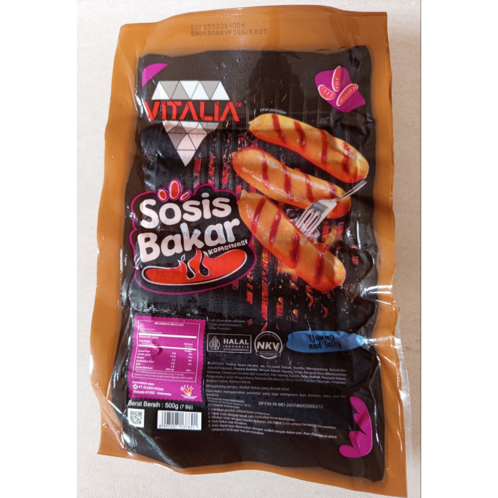 

Vitalia Sosis Bakar