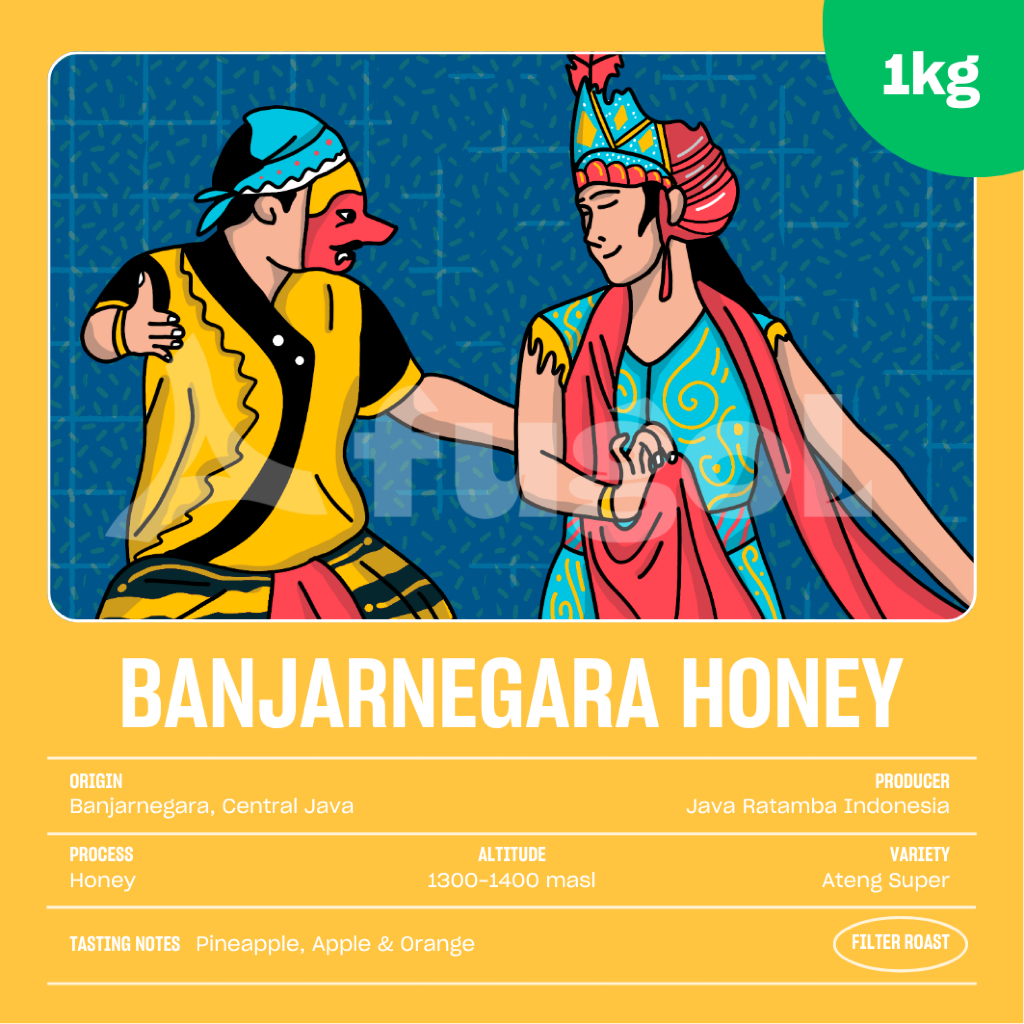 

Biji Kopi Arabika Banjarnegara Honey ( 1 KG ) Single Origin Specialty Coffee