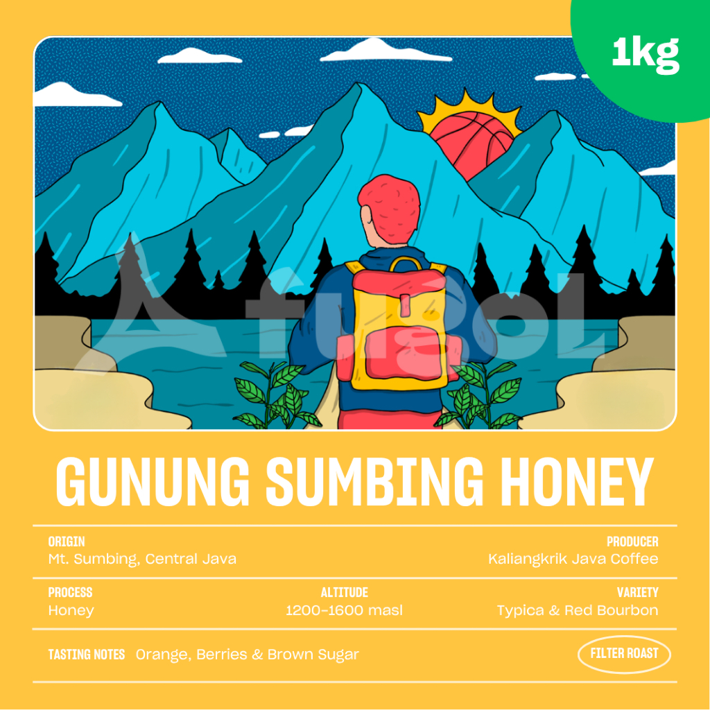 

Kopi Arabika GUNUNG SUMBING HONEY (1KG) Single Origin Specialty Coffee