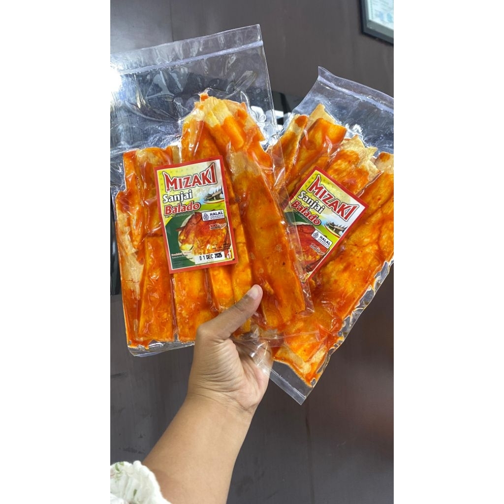 

Sanjai Balado Panjang Mizaki200gr