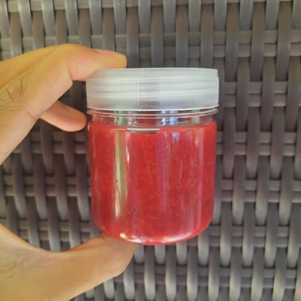 

Selai Stroberi / Strawberry Jam. Homemade 100% Buah Asli, LOW SUGAR