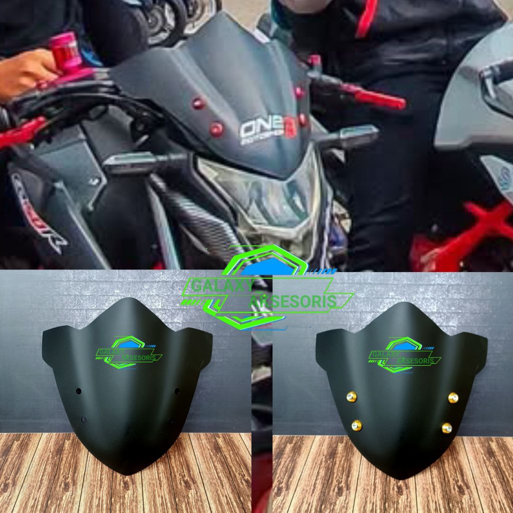Visor Cb 150 R New Visor Variasi Honda Cb 150 R Hitam Doff