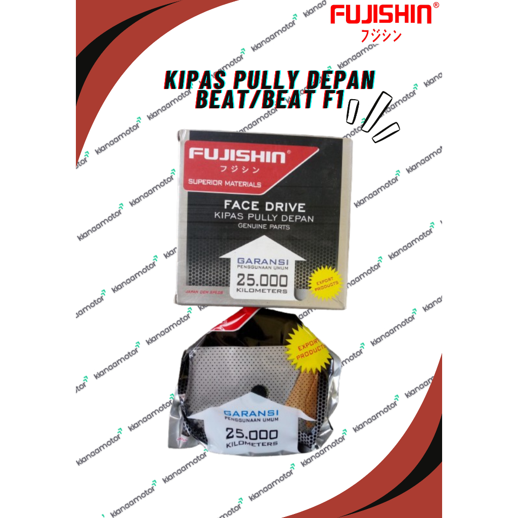 KIPAS PULLY DEPAN FUJISHIN // BEAT/BEAT FI, VARIO 125