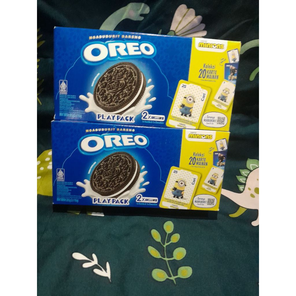 

2lonjor Oreo playpack besar + free kartu mainan seri Minion