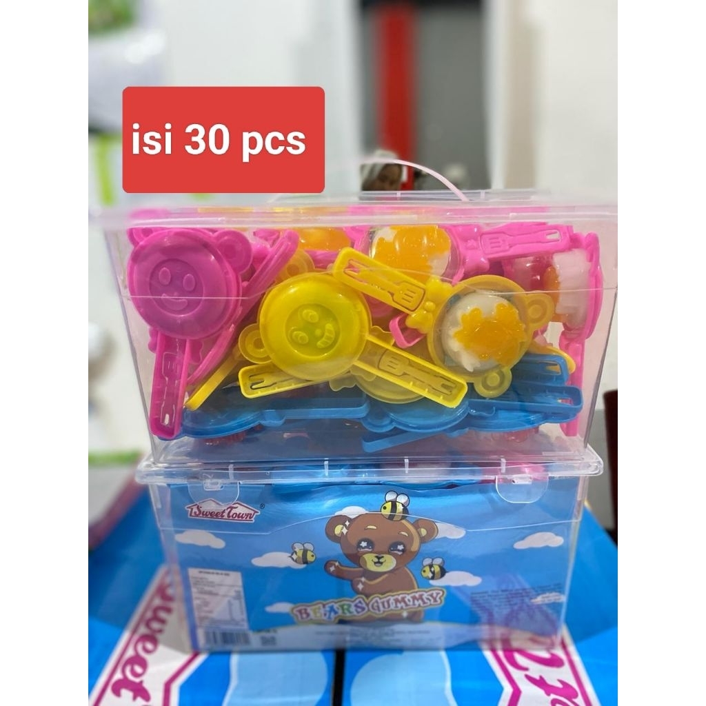 

Jely Bear gummy setoples isi 30 pcs