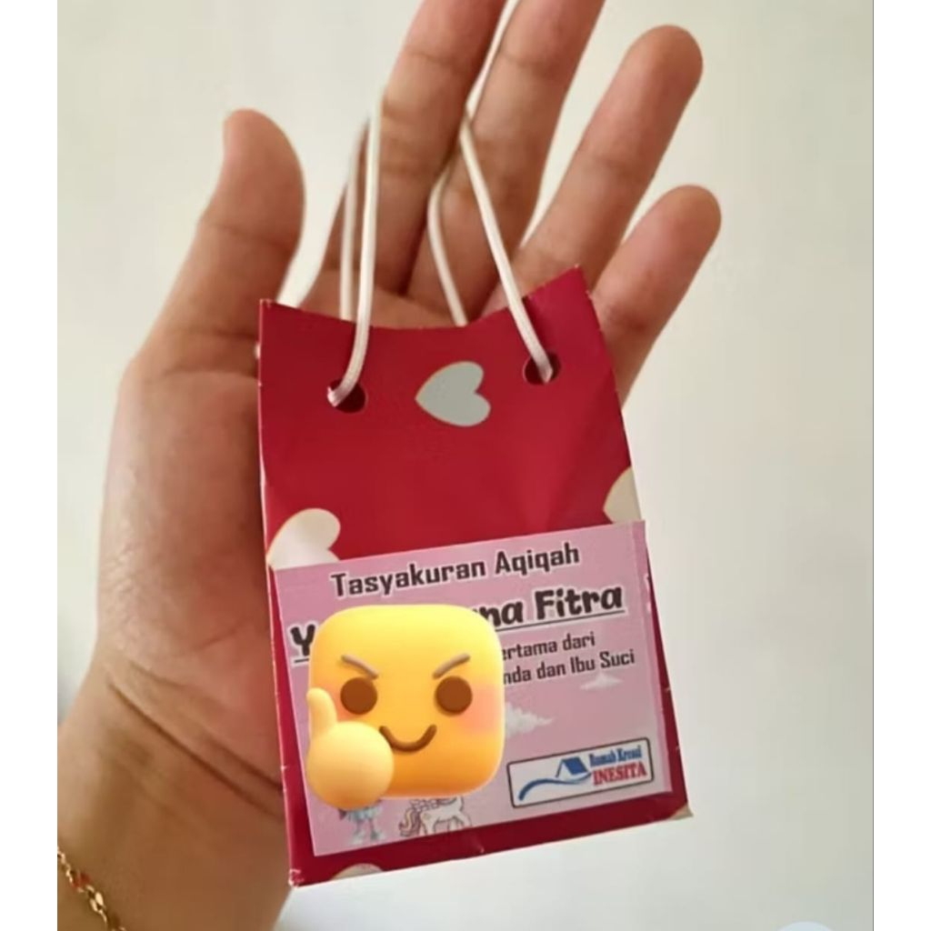 

50 Pcs tempat telur Paperbag (BAHAN KERTAS KADO)