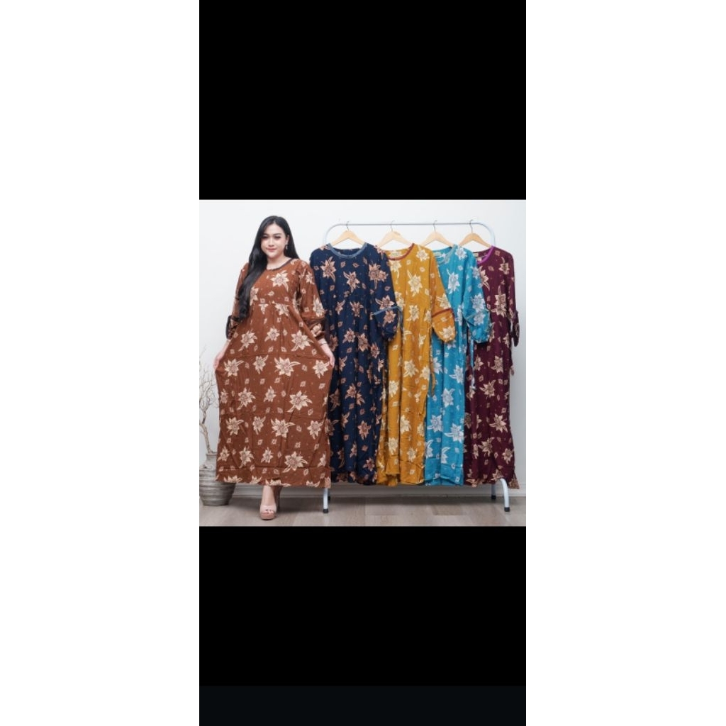 DASTER RAYON JUMBO LD 130 LENGAN PANJANG DASTER BUSUI KEKINIAN