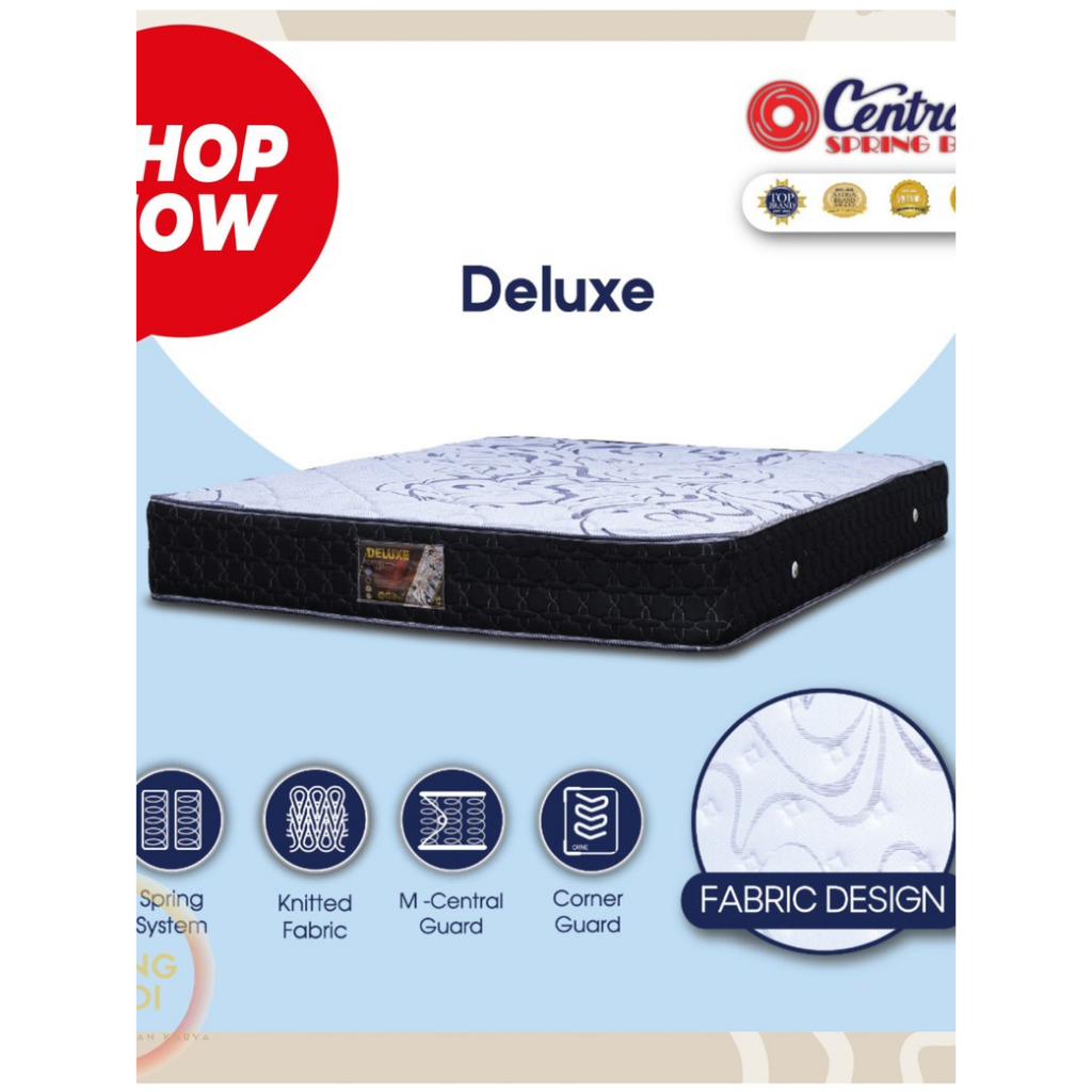 [PROMO] KASUR SPRINGBED CENTRAL DELUXE / SPRINGEBD CENTRAL DELUXE SATU SET DIVAN