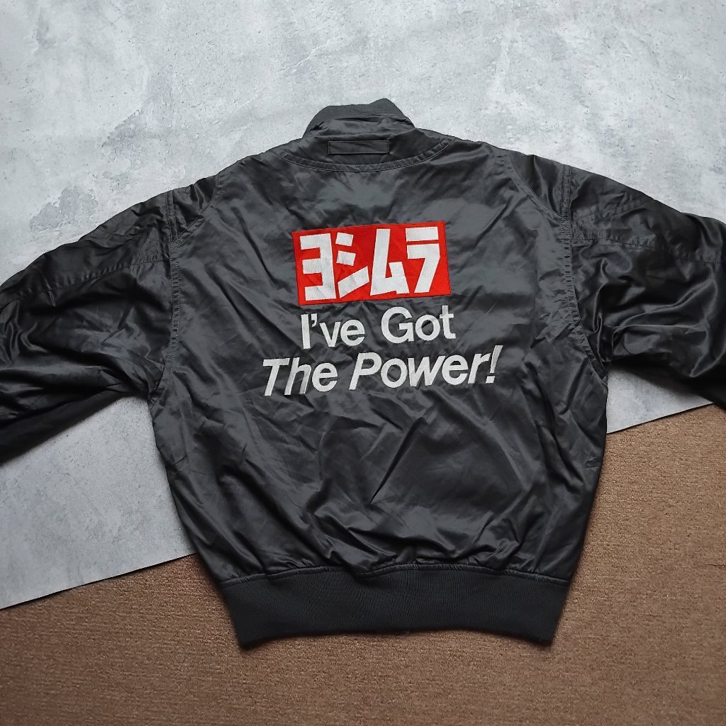 Yoshimura Racing Vintage 90s Second Original Jaket Motor Touring Bike Size M fit L G07