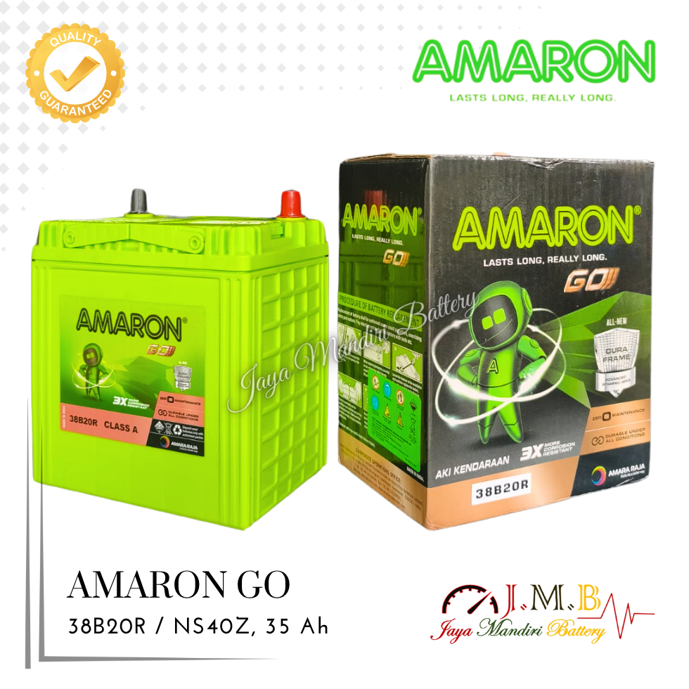 Aki Amaron Go NS40Z Aki Kering Untuk Apv, Xenia, Avanza, Terios, Rush