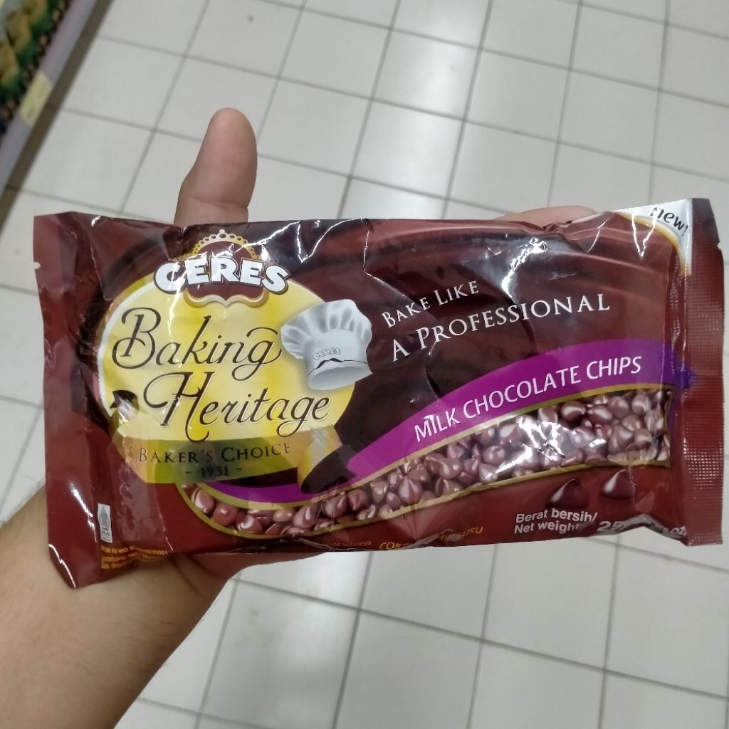 

ceres baking heritage dark choclate 250gram