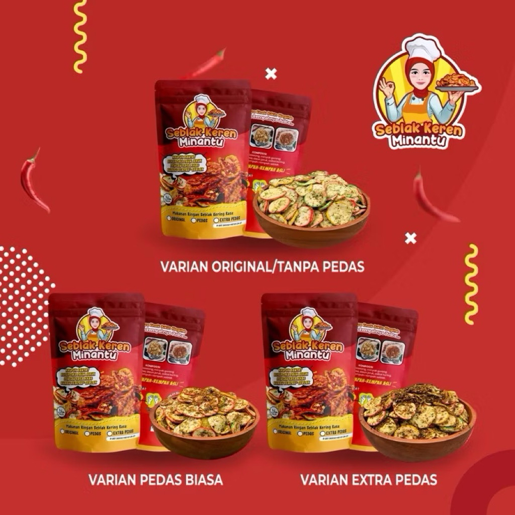 

Kerupuk seblak kering