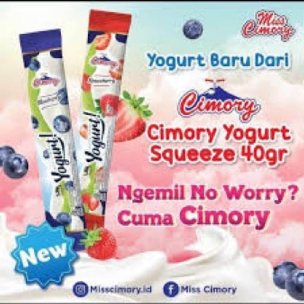 

Cimory Yogurt Stick Rendah Gula MilkCokelat Susu 25 Pcs lsi 40 Gr Praktis & Mudah Dibawa Berbagai Rasa Lezat Dan Sehat Yoghurt