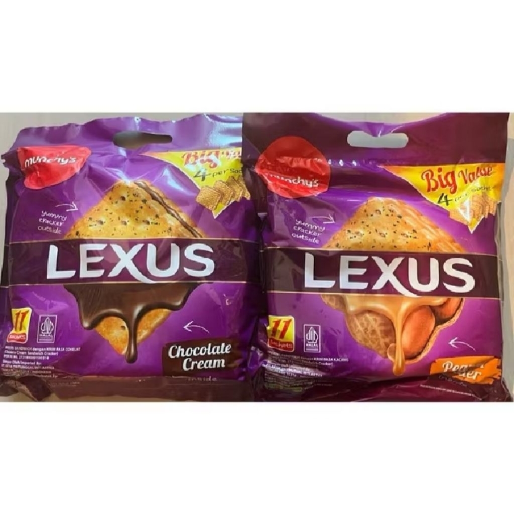 

Munchy's Biskuit Krekers Krim Cokelat-Kacang 418gr