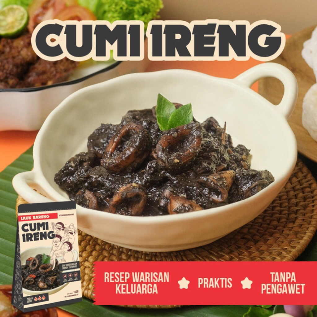 

ShopbyMai -Lahap Bareng Cumi Ireng 150gr Pedas Santai