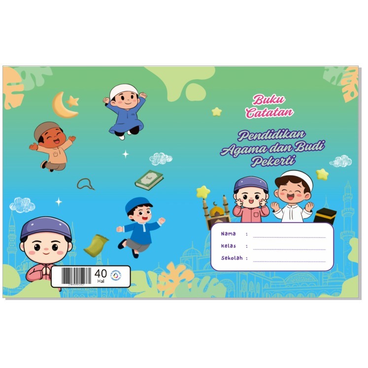 

Buku Tulis Anak SD Desain Sendiri – Bisa Pakai Nama & Gambar Favorit