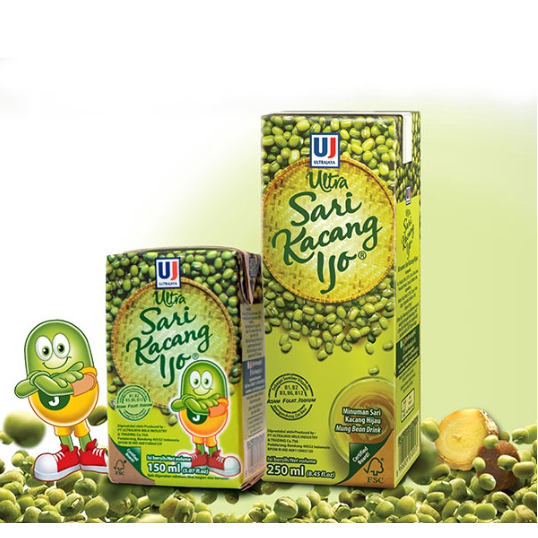 

ULTRA Sari Kacang Ijo 150ml atau 250ml x 24 Pcs (1 karton)