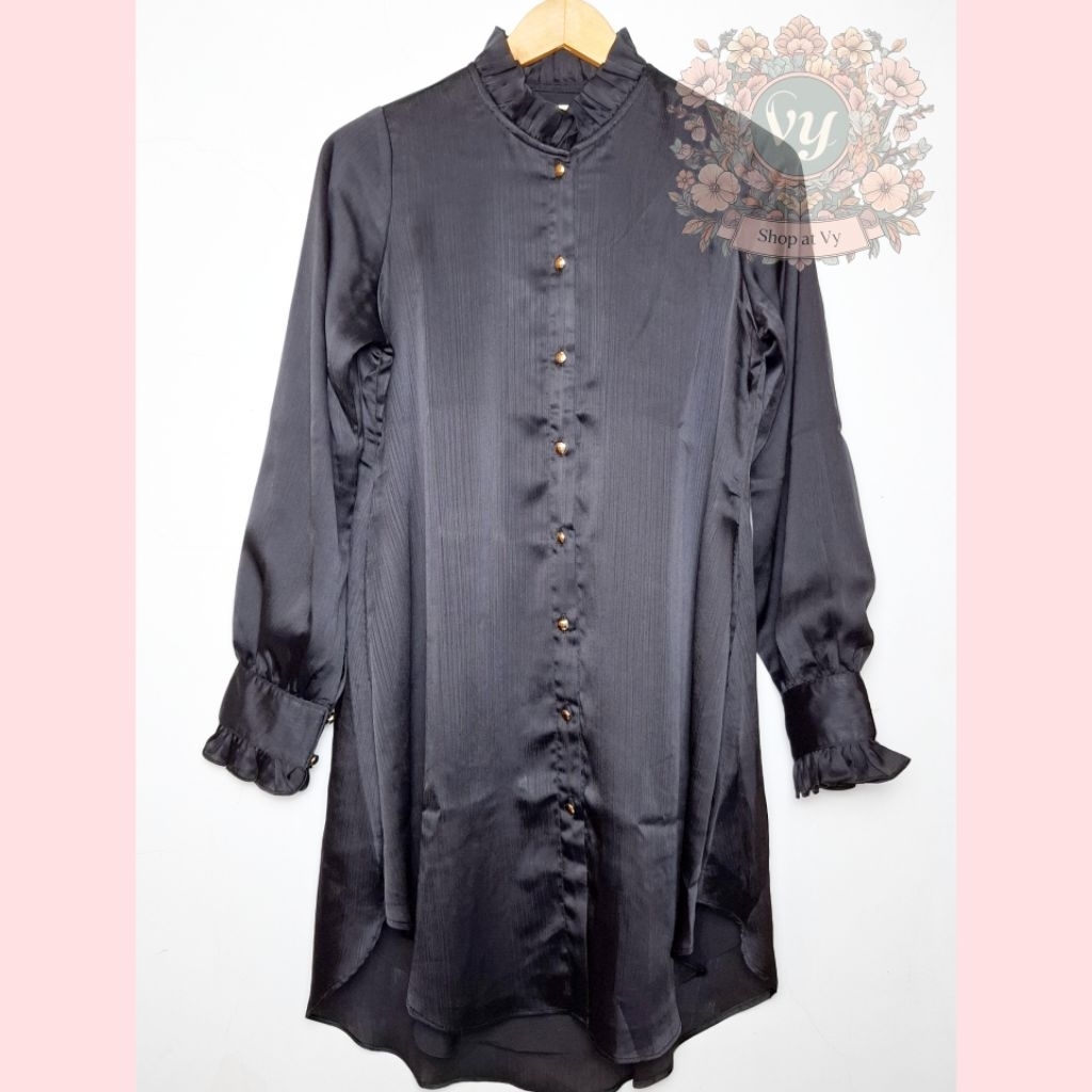 Preloved ♡ Femme Outfit Asiyah Tunic - Black