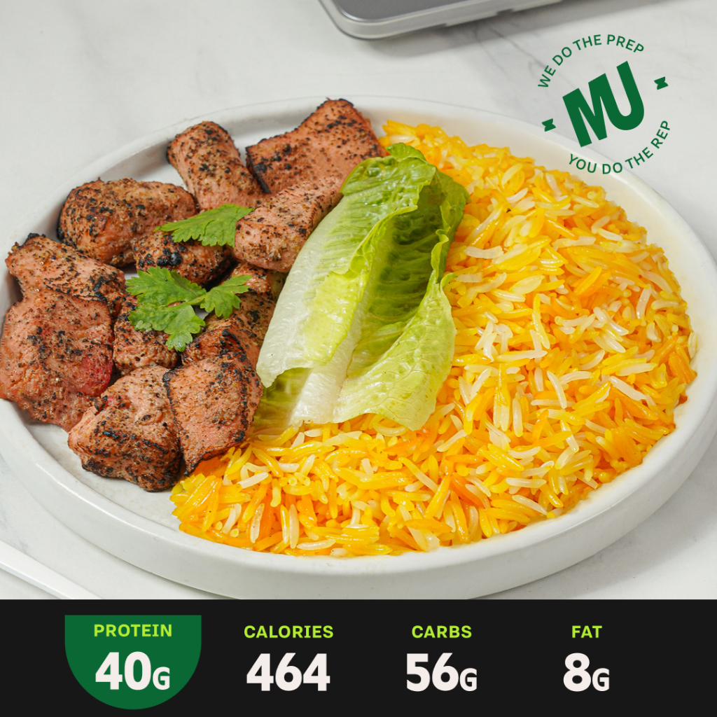 

Muscle Up Kitchen - Tandoori Chicken with Basmati Rice - 40g Protein