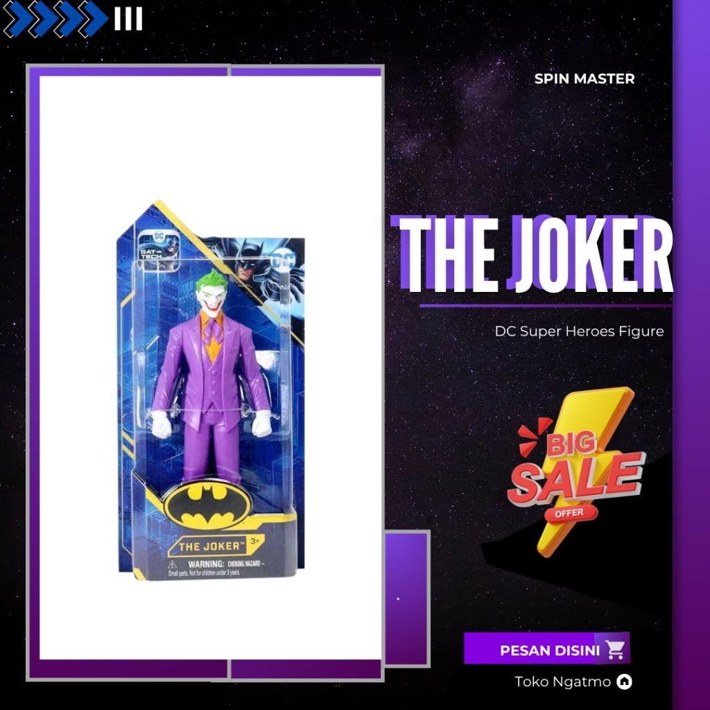 Action Figure DC Super Heroes Spin Master " The Joker "