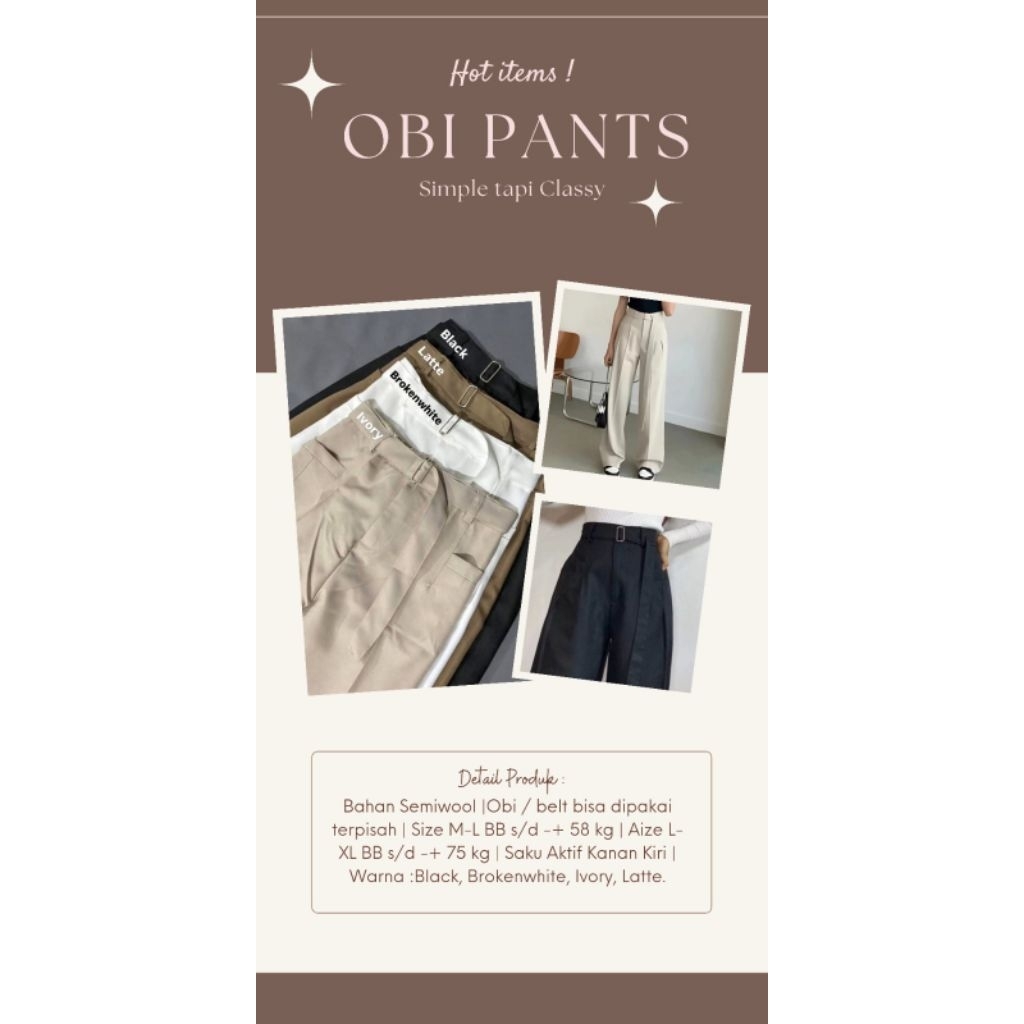 Celana Obi Pants