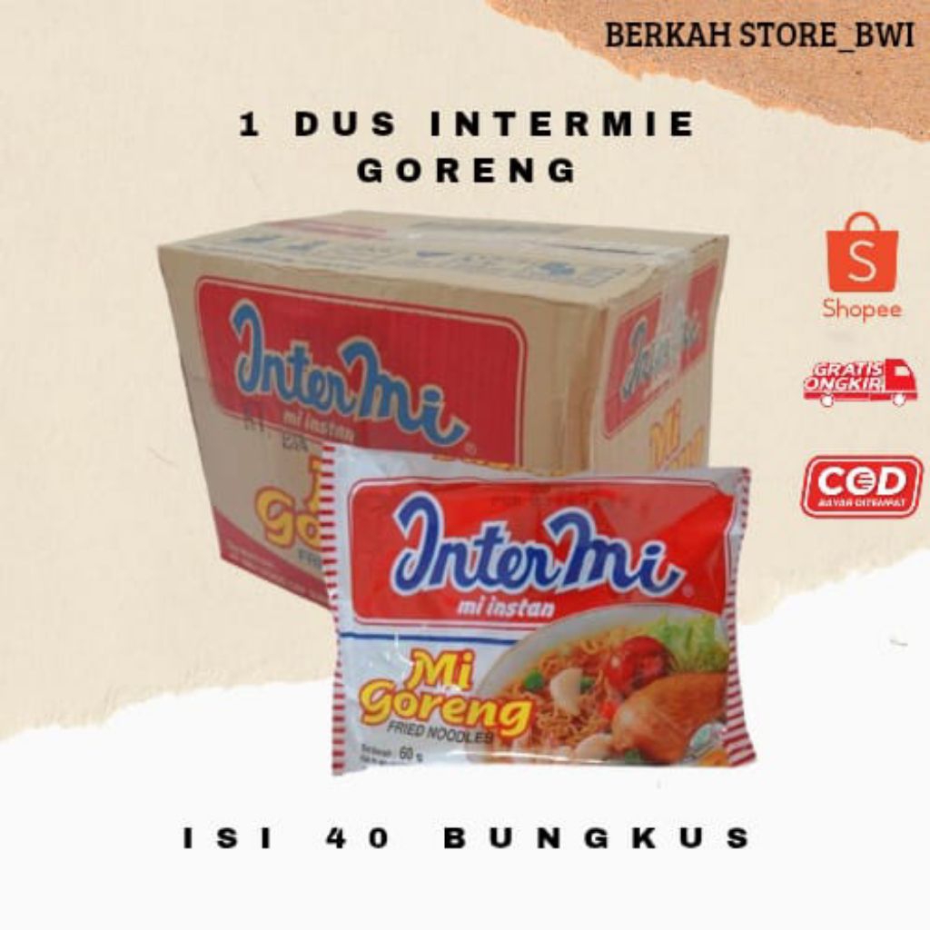 

INTERMIE GORENG 1 DUS ISI 40 PCS