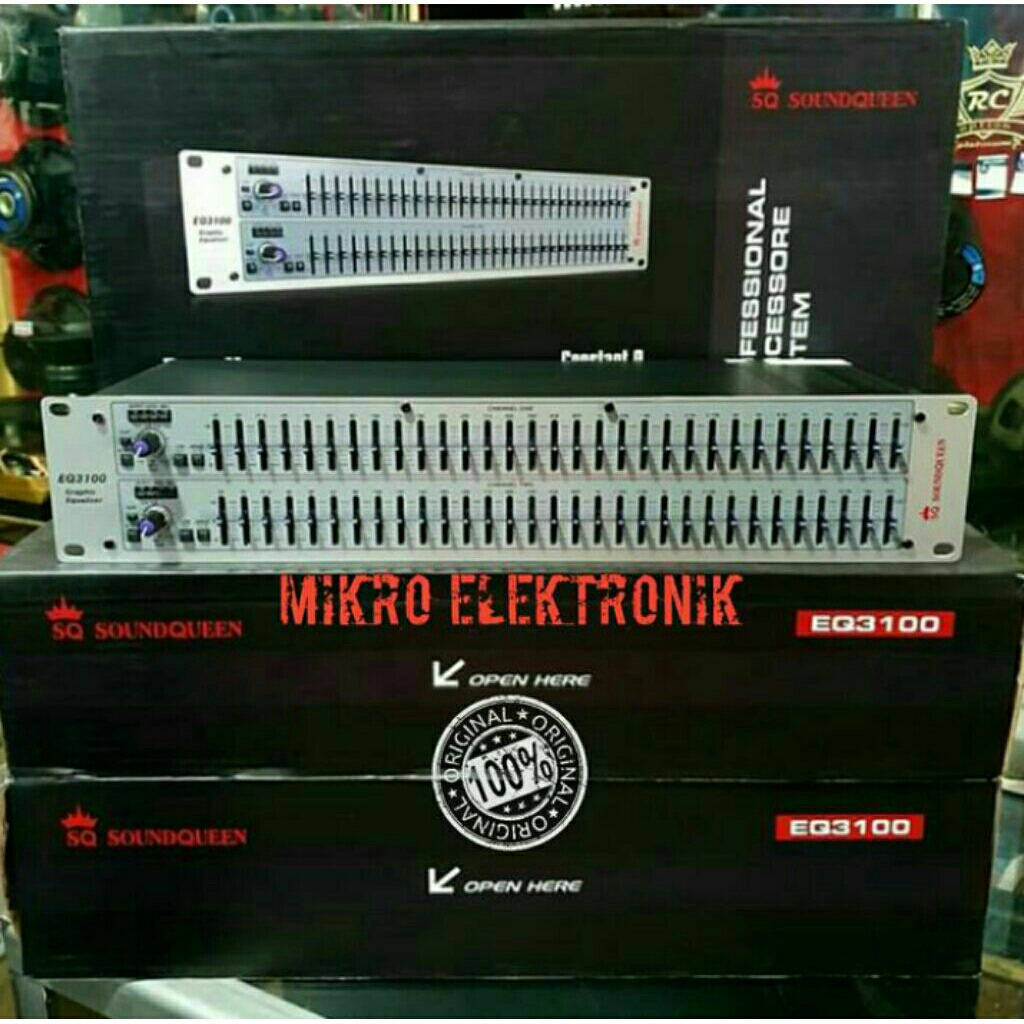 Equalizer Soundqueen EQ 3100 Subwoofer ORIGINAL