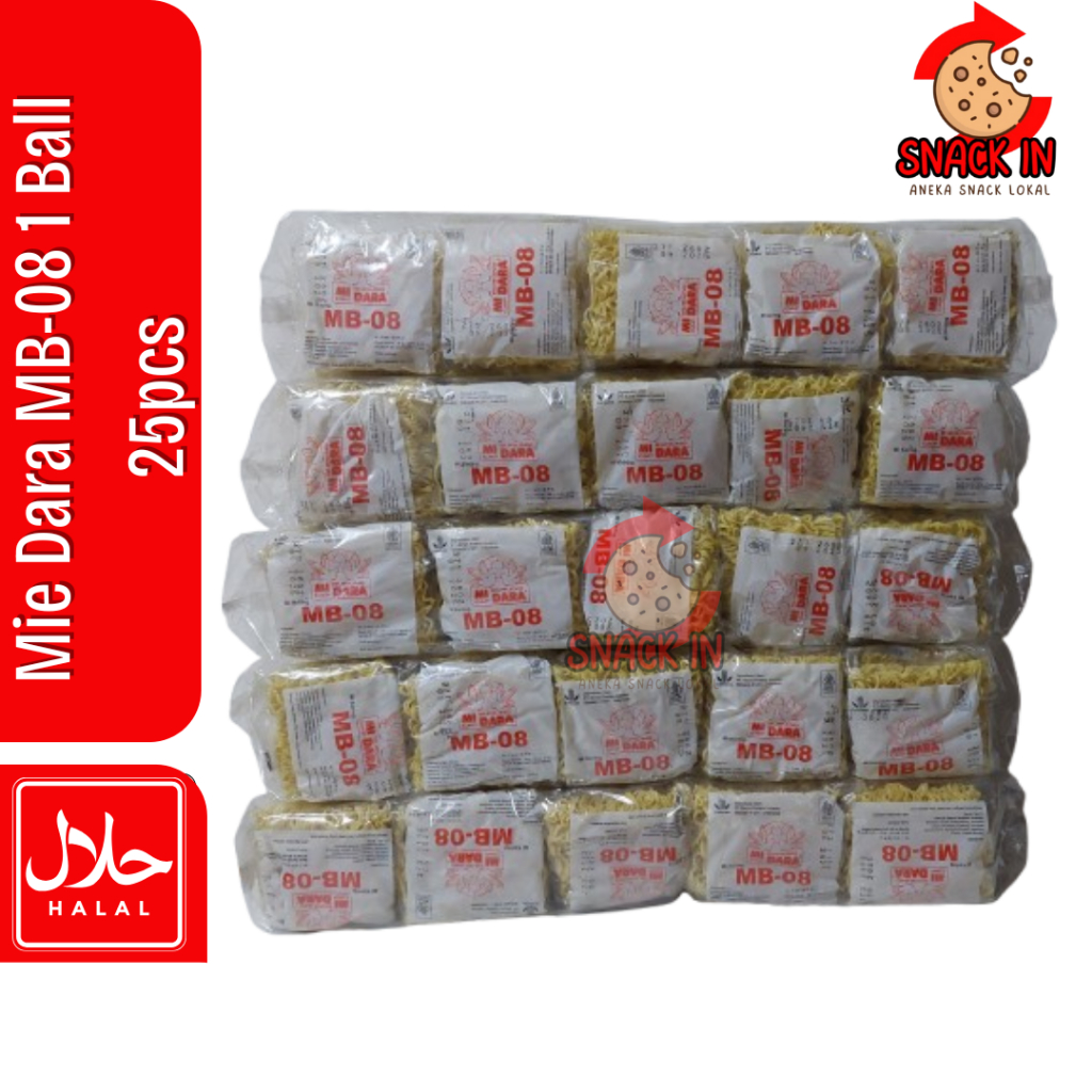 

Mie Dara MB-08 1 Ball 25pcs Mie Burung Dara MB 08 Mi Baso Seblak Bahan Pokok Sembako Murah