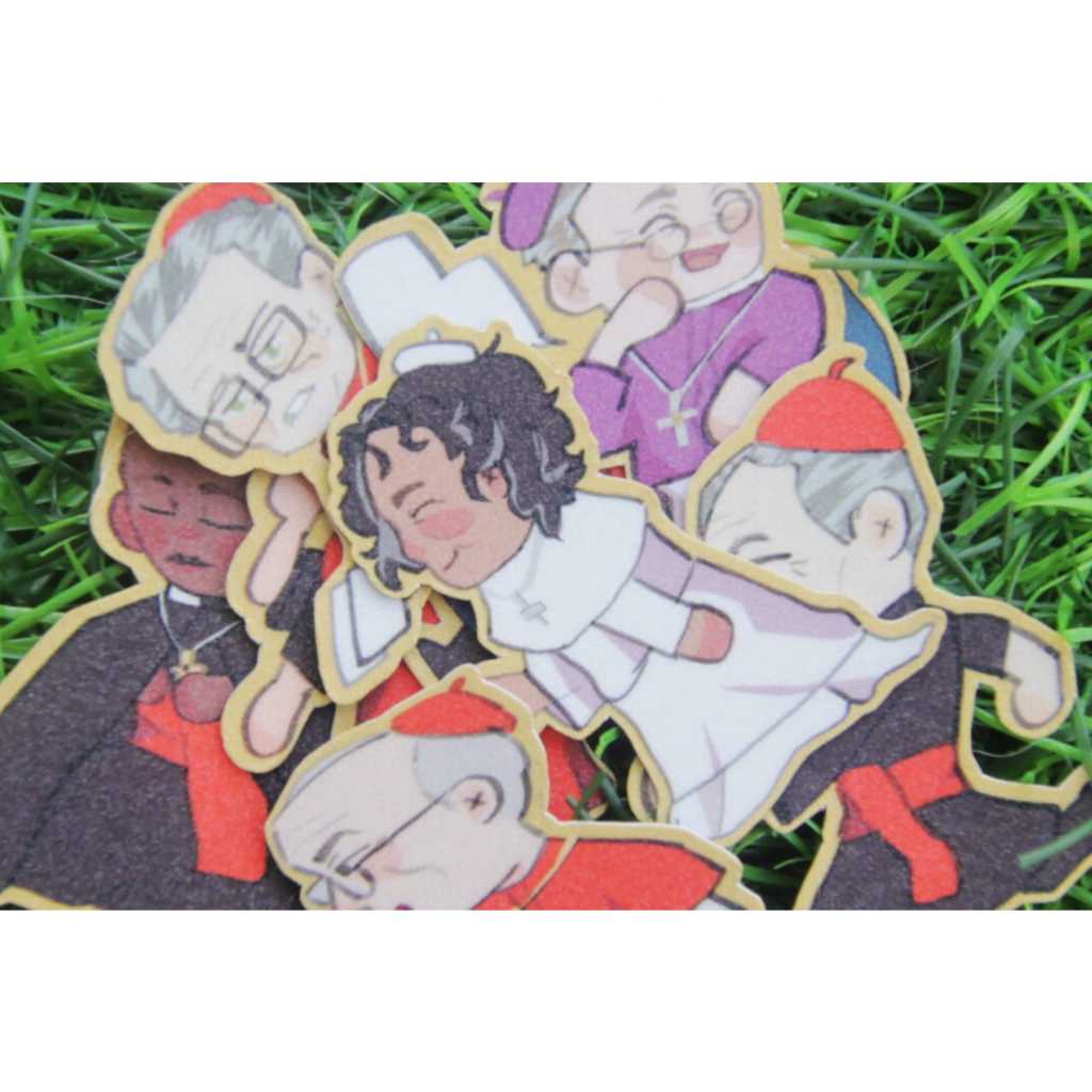 

Conclave Glitter Die Cut Stickers