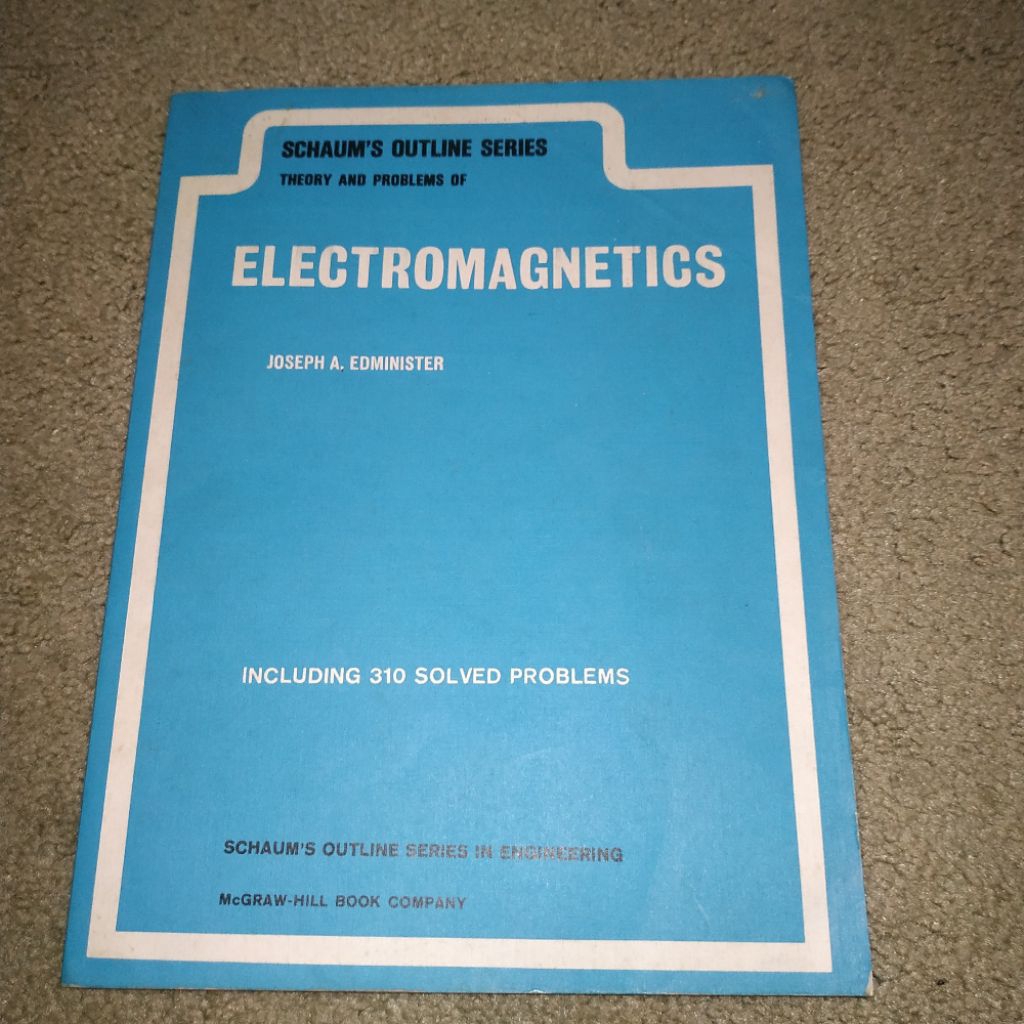 Electromagnetics — Schaum's Outline Series
