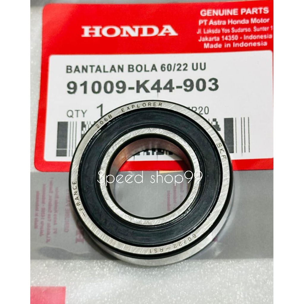 Bearing Laher Roda belakang K44 Beat pop Beat Esp Beat street Scoopy esp Scoopy LED Vario 110 esp LE