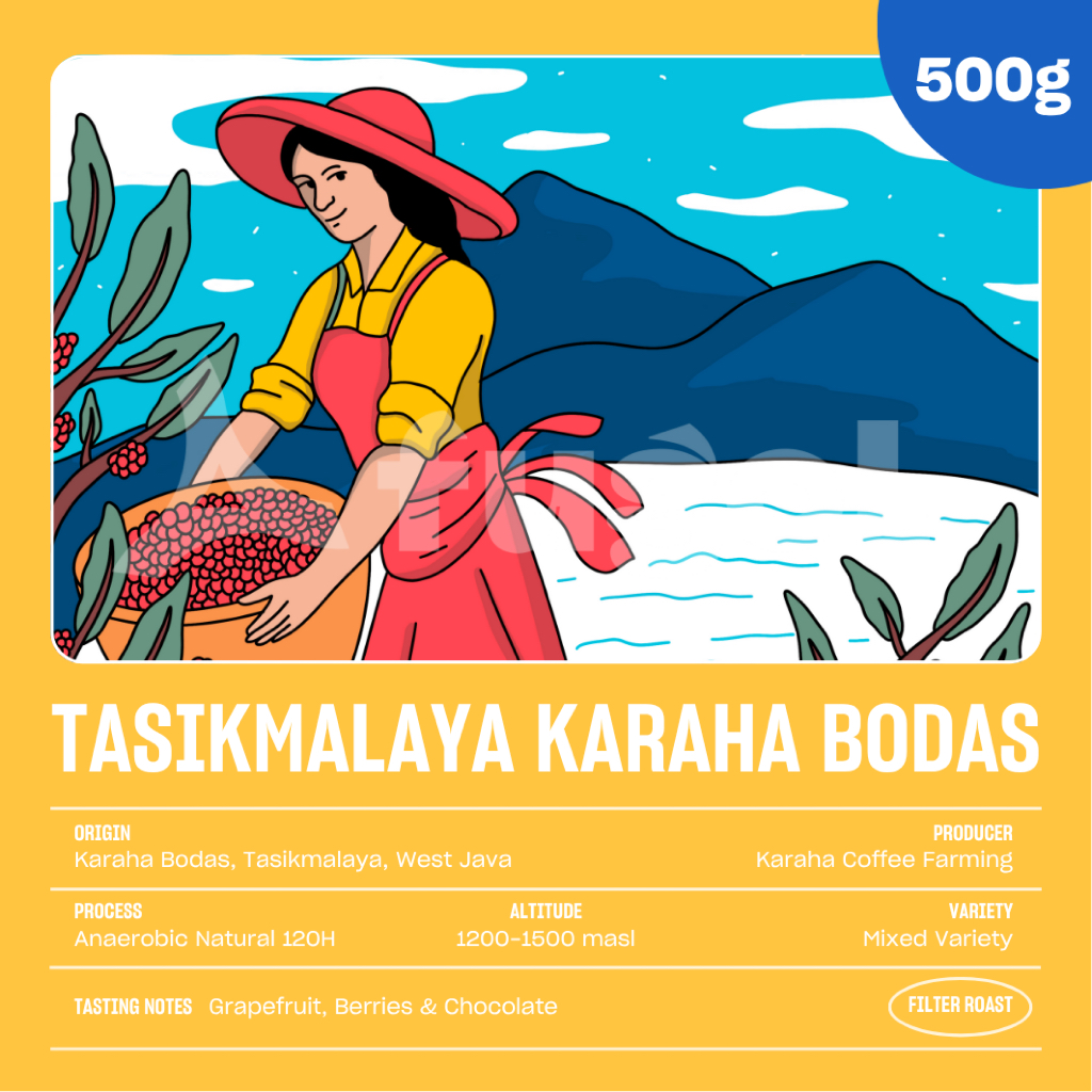 

Biji Kopi Arabika Tasikmalaya Karaha Bodas Anaerobic Natural (500 gram) Specialty Coffee