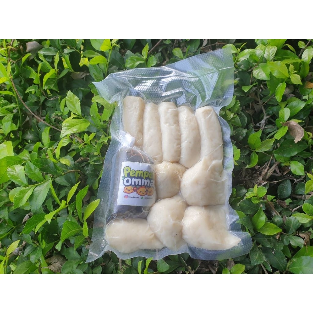 

Pempek lenjer 5Pcs dan telur 5Pcs