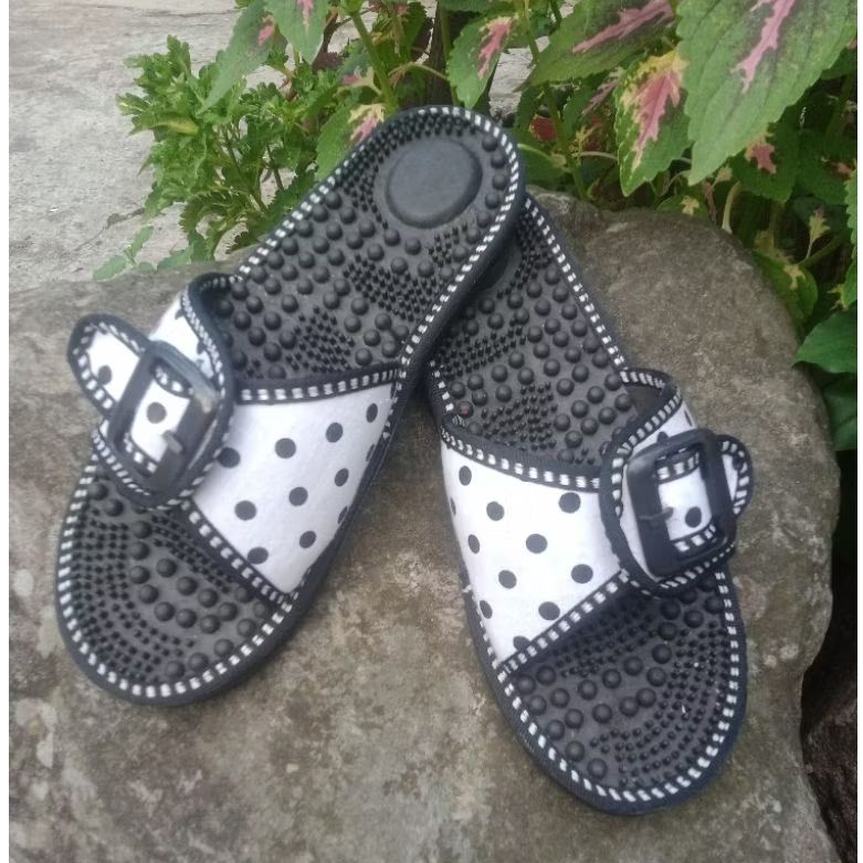 sandal kesehatan wanita sandal selop duri refleksi wanita terbaru