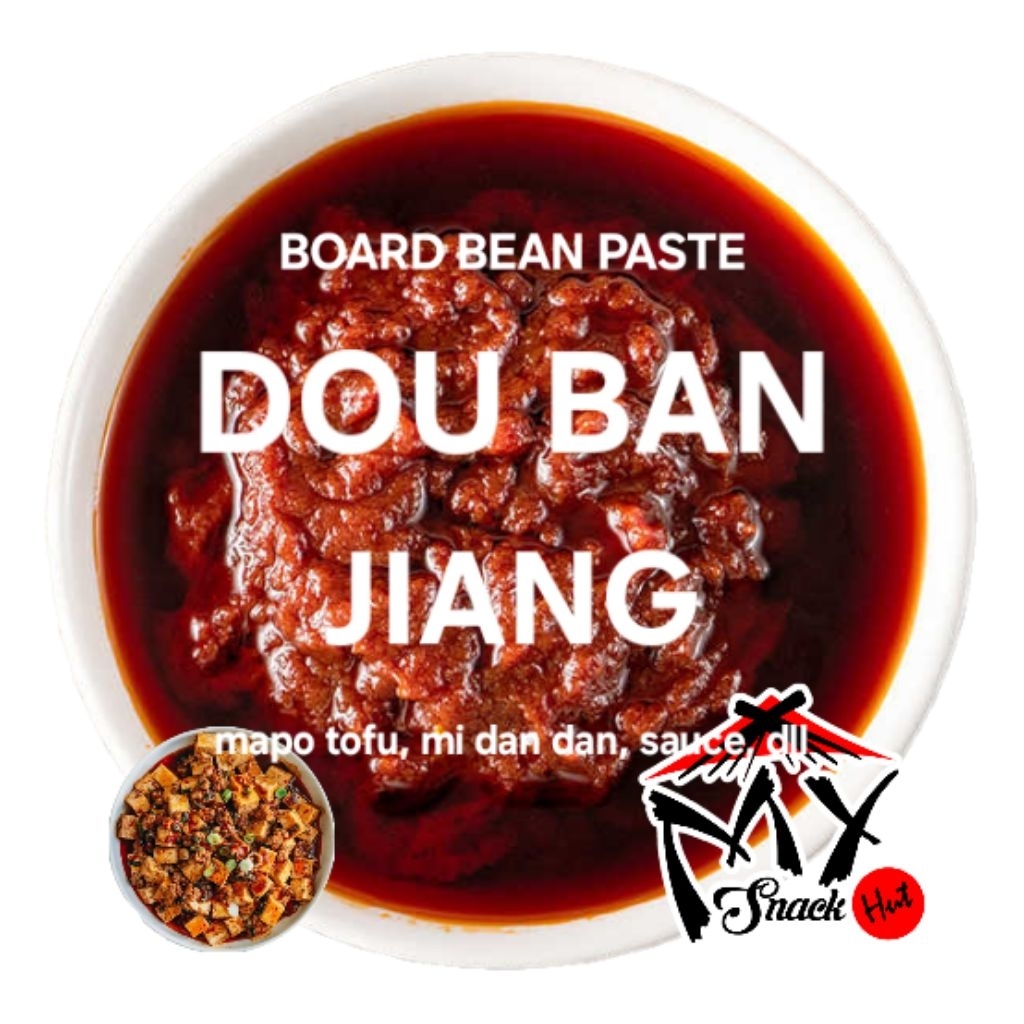 

DOU BAN JIANG 250GR BROAD BEAN PASTE SICHUAN DOUBANJIANG PEDAS MAPO TOFU SAUS DIMSUM DUMPLING HALAL
