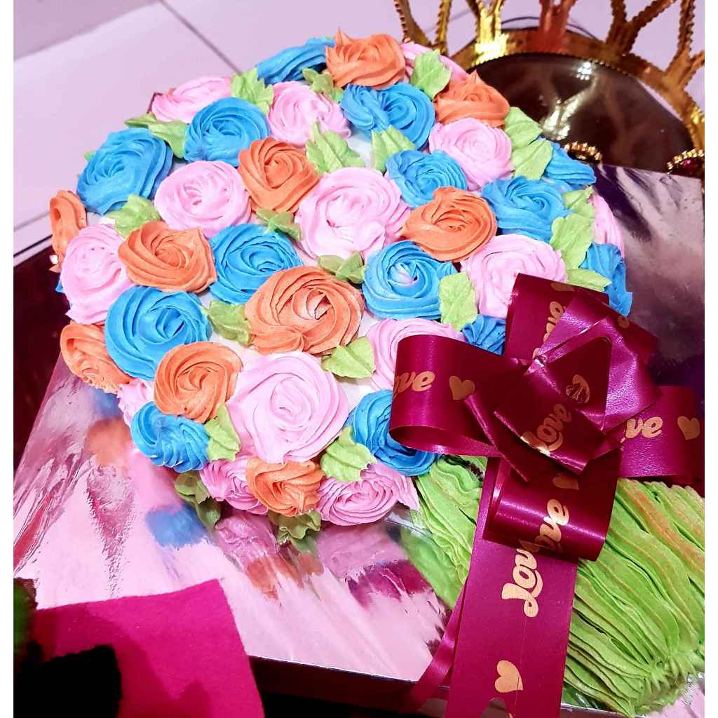 

bouqet cake, cake bunga