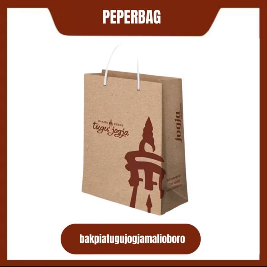 

Papperbag Bakpia tugu jogja