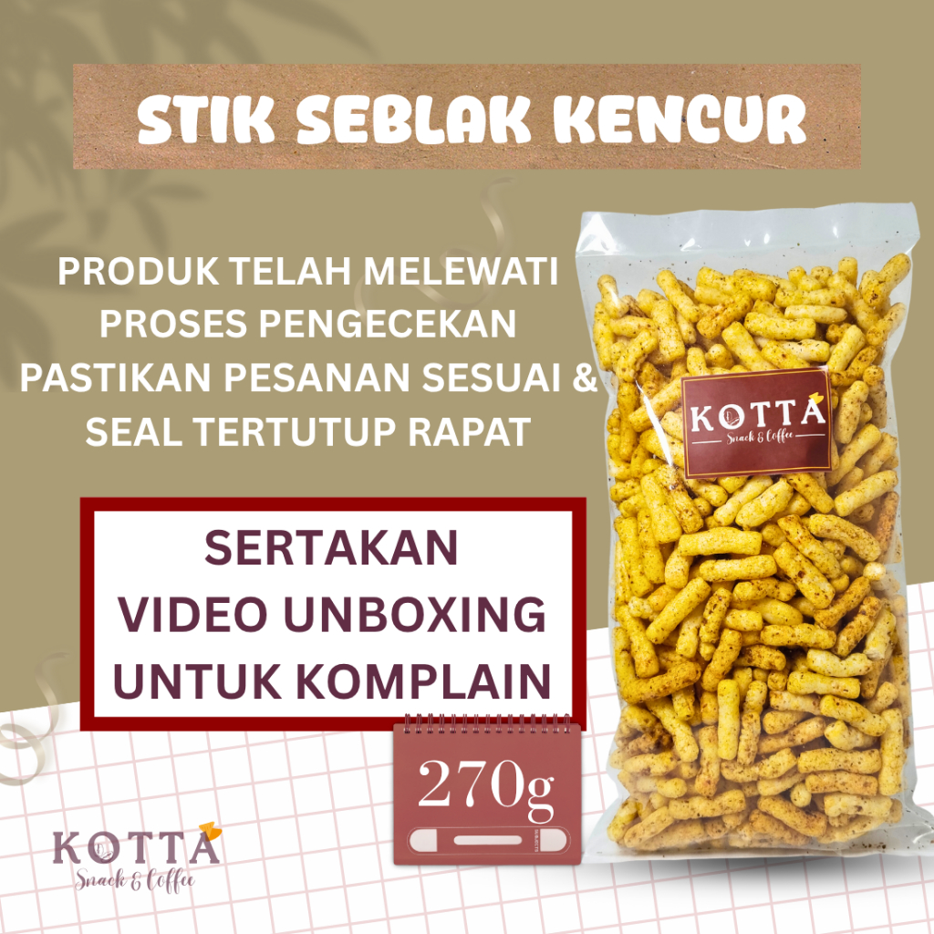 

Stik Seblak Kencur 270 gram