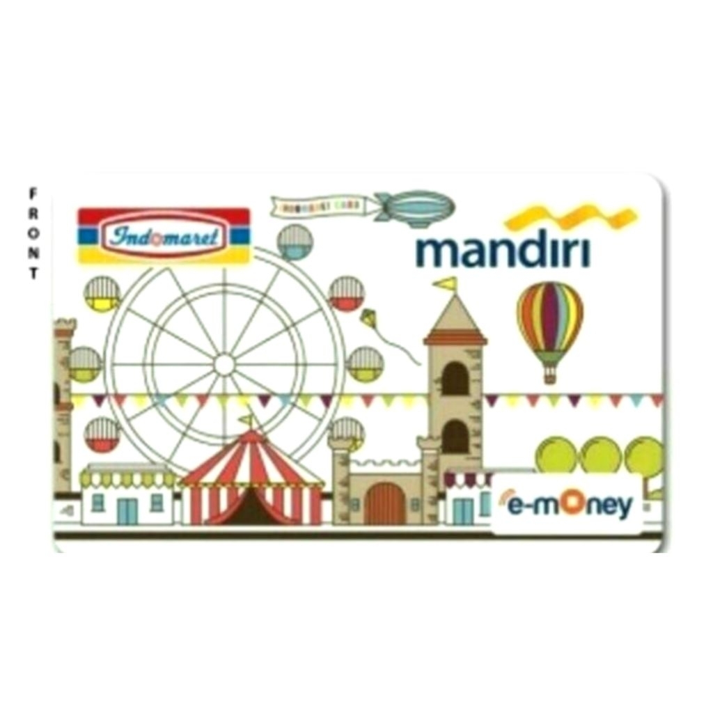 INDOMARET CARD FUN CARNIVAL Saldo 0 Original /Like eMoney eToll Flazz Tapcash or Brizzi
